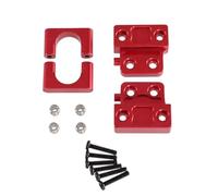 AKSDYIR Parti di Auto Rc per MN 1/12 per MN82 LC79 MN78 Auto Telecomandata Piastra Molla Assale Posteriore in Metallo Aggiornamento Parti di Decorazione del Sedile Modifica Accessori per Auto RC(Red)