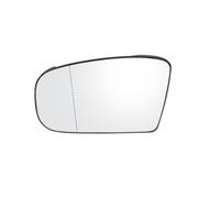 AKSDYIR Specchio Esterno Compatibile con Benz per Classe S W220 1998 1999 2000 2001 2002 Sinistra Destra Lato Riscaldato Specchio di Vetro Specchietto Retrovisore Lente(White,Left)