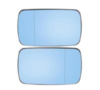 AKSDYIR Specchio Esterno Compatibile con BMW per Serie 3 E46 318i 320i 325i 330i 1998-2003 2004 2005 2006 Lato Auto Specchio Riscaldato Vetro Specchietto Retrovisore Lente(Blue,Pair)