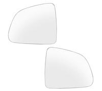 AKSDYIR Specchio Esterno Compatibile con Tesla per Modello Y 2020 2021 2022 2023 2024 Sinistro Destro Specchio Retrovisore in Vetro Antiriflesso Convesso Grandangolo Riscaldato(White,Pair)