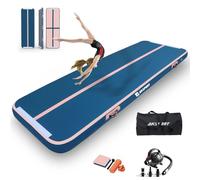 AKSPORT Tappeto Gonfiabile per Ginnastica da 3/4/5/6 metri Air Track Ginnastica Artistica 10/20 cm con Pompa Elettrica per Casa, Campeggio, Palestra,Formazione,Cheerleading
