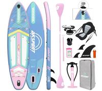 AKSPORT Tavola da SUP gonfiabile 335 cm con kit accessori | Larghezza extra 86 cm | Deck antiscivolo | SUP per adulti e ragazzi, principianti ed esperti