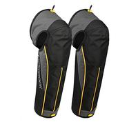 AKT Ginocchiere per Moto Protezione del Ginocchio Calda a Tutto Tondo Fleece Guard per Inverno Sciare Motocross