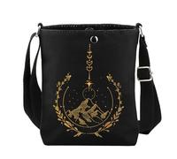 AKTAP A Court Of Thorns And Roses Regali per gli amanti dei libri Borsa tote City of Starlight Night Court Regalo per la fan di Rhysand, Borsa a tracolla Night Court, 32 * 37cm