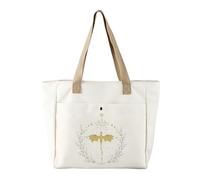 AKTAP Borsa grande per amanti dei libri della quarta ala della quarta ala della serie The Empyrean Book Series, regalo per i fan, Borsa larga Fourth Wing, 32 * 37cm