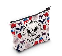AKTAP Borsa per il trucco ispirata al programma televisivo, idea regalo per i fan della serie televisiva americana, idea regalo per i fan, Vero Campione-py1, MB