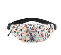 AKTAP Chossen - Marsupio a tracolla cristiano, regalo religioso, per donne o uomini, Borsa da cintura scelta-ht, WB