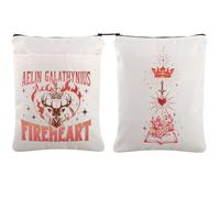 AKTAP Custodia protettiva per libri con scritta "Throne of Glass" di Aelin Galathynius Merch Fantasy Novel, per amanti dei libri, idea regalo per gli amanti dei libri (AG, taglia unica)