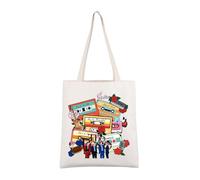 AKTAP Kpop Group Merch The Rose Album Tote Bag K-Pop Boy Group Gift The Rose Character Borsa a tracolla K-Pop Music Lover regalo, Borsa Album Rose, 16*15INCHES