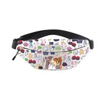 AKTAP Mo Dao Zu Shi Merch Regali Wangxian Marsupio Wei Wuxian LAN Wangji Story Lover Regali Danmei Romanzo TV Show Belt Bag, Marsupio Mo Dao Zu Shi, WB