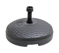 BASE PER OMBRELLONE ROTONDA Ø 45 cm IN PLASTICA EFFETTO RATTAN ANTRACITE