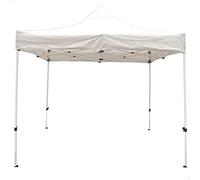 Aktive 61138 - Gazebo pieghevole per esterni, Dimensioni 3x3cm, Altezza regolabile 3,20/2,20cm, Protezione UV e impermeabile, in acciaio, Include borsa per il trasporto