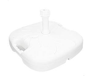 AKTIVE 61140 - Base per ombrellone, Supporto per ombrelloni, Piede per ombrelloni, Base Imbottita Bianca, Misure 45 x 30 cm, Resistente, Supporti per ombrelloni e ombrelloni