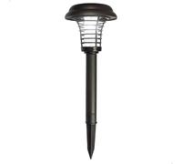AKTIVE 61564 Solar Garden Beacon LED Antizanzare 2 in 1, Luce Uccide Zanzare, Palo Solare LED, Luce Continua tra 6 e 8 Ore, Impermeabile, Lampioni Pali Solari, Luci solari LED Esterno