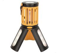 Aktive 61565 - Torcia LED portatile e lampada repellente per zanzare 2 in 1, luce da campeggio, per esterni, luce portatile, antizanzare, accessori da campeggio, lanterne, luce continua per 6-8 ore