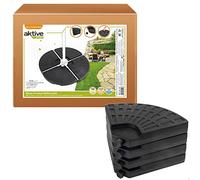 Aktive 62197 - Supporto parasole 4 pezzi plastica 48x48x7.5 cm, 52/66 kg