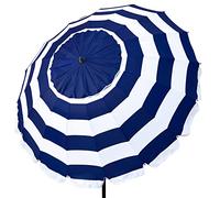 AKTIVE 62247 | Ombrellone Spiaggia Antivento con protezione UV50 | Parasole mare Ø240 con altezza regolabile e asta inclinabile | Ultra antivento | Include borsa per facile trasporto