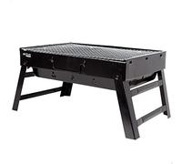 AKTIVE Barbecue portatile pieghevole rettangolare nero 50x30x23 cm Aktive | Aktive Senza taglia