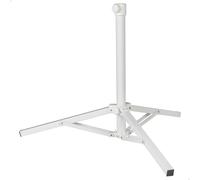 AKTIVE Base per ombrellone, colore bianco, 3 gambe in metallo, aperta 100 x 100 x 83 cm, chiusa 10 x 10 x 68 cm, palo Ø 25-32 mm, ombrellone pieghevole, piede ombrellone (61157)