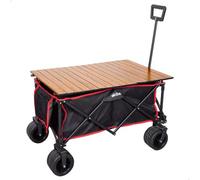 Aktive 360º Folding Wagon Table Marrone