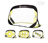 COLORBABY Real Madrid porta pop-up calcio 4 in 1, 120 x 80 x 80 x 80 cm, include pannelli con bersagli e borsa per il trasporto, montaggio rapido, per giocare all'aperto, da 3 anni (77593)