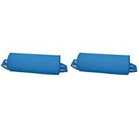 AKTIVE Cuscino per sedia a sdraio 35x14x5cm - Textilene blu (Confezione da 2)