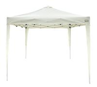 Aktive 61055 - Tenda pieghevole 3 x 3 m, gazebo pieghevole per giardino, 300 x 300 x 240 cm, beige, 150 grammi, tetto di ventilazione, montaggio 10 minuti