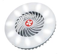 Aktive Lampada Led Portatile Ricaricabile Con Ventilatore E Caricatore Usb 63078