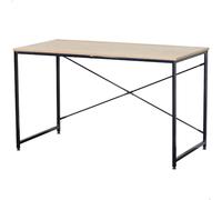 AKTIVE MAX Home Tavolo Scrivania, 120 x 60 x 70 cm, piano in legno, struttura in acciaio nero, per ufficio e studio, stile industriale, resistente e stabile, scrivanie, tavoli computer (18441)
