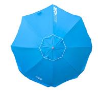 Aktive Ombrellone da spiaggia Ø 200 cm antivento 8 stecche protezione UV50 Blu