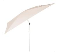 Aktive Ombrellone Rettangolare 180x220x145 cm Grigio scuro – Palo basculante, Protezione UV30