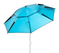 AKTIVE Ombrellone da spiaggia e da pesca antivento 200 cm, Blu, UV50, Palo basculante, Ventilazione superiore