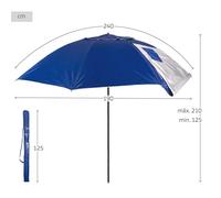 Aktive Ombrellone Da Spiaggia Windproof Ø240cm Uv50