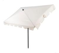 AKTIVE Ombrellone rettangolare con protezione solare, 200 x 125 cm, ombrellone per balcone e terrazza, palo inclinabile, protezione UV50 (61155)