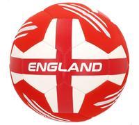 AKTIVE Pallone da calcio England, rosso e bianco (54354)