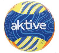 AKTIVE Pallone da calcio, in neoprene, multicolore (54349)