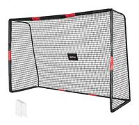 AKTIVE Porta da calcio in acciaio, Struttura smontabile, Facile da montare, 300x120x200 cm,