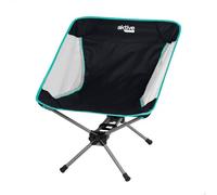 AKTIVE Sedia da campeggio pieghevole, Molto compatta, In acciaio e poliestere, Max. 110 kg, 58x36x66 cm, Comoda e robusta, Antiscivolo, Con borsa per il trasporto