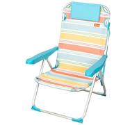Aktive 62421 5 Positions 55x60x90 Cm Beach Chair Multicolor