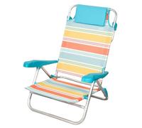 Aktive 62419 7 Posiciones 55x50x80 Cm Beach Chair Multicolor