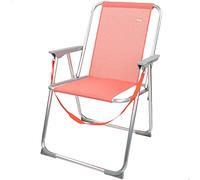 AKTIVE Sedia da spiaggia pieghevole, Sedia con schienale fisso, Spiaggia, 44x45x76 cm, con maniglia per il trasporto, fermi antiribaltamento, Sedie da spiaggia pieghevoli leggere e resistenti
