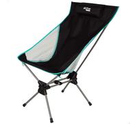 AKTIVE Sedia da campeggio pieghevole, 61x55x99 cm, Sostiene 110 kg, Include cuscino, Tappetini antiscivolo, Borsa per il trasporto, Struttura in acciaio, Tessuto in poliestere