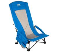 Aktive 56x46x94 Cm Low Aluminum Folding Chair Blu