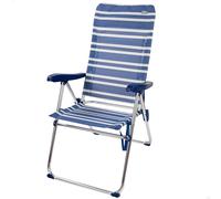 Aktive Sedia Pieghevole Con Schienale Alto 5 Posizioni 61x69x108 Cm
