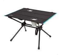 AKTIVE Tavolo da campeggio pieghevole 63x56x42 cm con portabicchieri e tasca in rete, Struttura robusta, Supporta fino a 100 kg, Ideale per l'esterno e per il trasporto con borsa inclusa (63129)