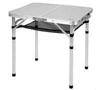 AKTIVE Tavolo pieghevole, 60x45x56 cm, Piani antiscivolo, Piano in MDF, Struttura in alluminio, Supporta 30 kg, Rete rimovibile, Maniglia di trasporto, Blocco di sicurezza