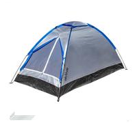 AKTIVE Tenda da campeggio per 2 persone, 120 x 200 x 100 cm, poliestere, UV50, aste in fibra di vetro Ø 6,9 mm, zanzariere, impermeabile, tasca, 4 picchetti, borsa per il trasporto, tende da campeggio