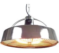 Aktobis Riscaldatore da soffitto, Riscaldatore da balcone e da tenda WDH-210S (Grigio Argento + fino a 2.100 Watt + Basso Abbagliamento)