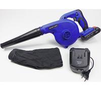 Aktobis Soffiatore manuale a batteria WDH-6601 con batteria Liion 18V, caricabatterie, ugello e sacchetto per la polvere !