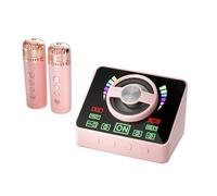 AKTOUR Altoparlante musicale per bambini dai 5 ai 10 anni, con microfono wireless, altoparlante a denti blu, per casa, feste in famiglia, canto, attività all'aperto, picnic, corno francese (PK1,